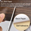 Uxcell Wood Grain Tape 3 94 X16 41 Ft Wall Paper Border Sticker Self-adhesive Repair Patch For Corner Table Door Sofa Furniture
