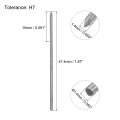 Uxcell Chucking Reamers 1 4mm H7 Metric Machine Reamer Drill Bit For Metal Wood Hole Reaming Straight Flute High Speed Steel