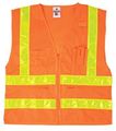 Ml Kishigo 1198 Polyester Multi Function Zipper Vest 5x-large Orange 