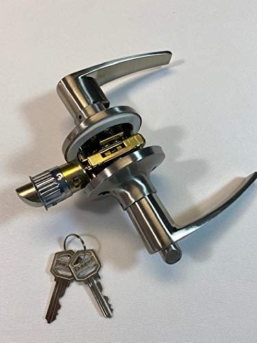 Stainless Steel Lever Handle Exterior Lock For Mobile Home Doors