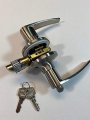 Stainless Steel Lever Handle Exterior Lock For Mobile Home Doors 