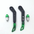 Motorcycle Adjustable Length Black Green Cnc 7 8 22mm Protector Proguard System Pro Brake Clutch Levers Protect Guard For Dyna 