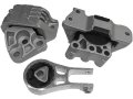 Engine Motor Mount And Transmission Kit 3 Piece For 2017-2021 Jeep Compass 2 4l 4-cylinder With 6-speed Automatic 
