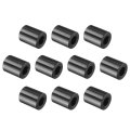 10 Pcs Aluminum Spacer 2 Bore X 1 Od 1-1 4 Length Black Round Unthreaded Standoff Bushing Plain Finish Metal Spacers 