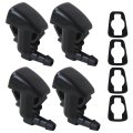 Windshield Washer Fluid Jet Nozzles For Jeep Grand Cherokee Wk Wl Wk2 T-railhawk 2005-2023 Fits All Model Years Trims Including 