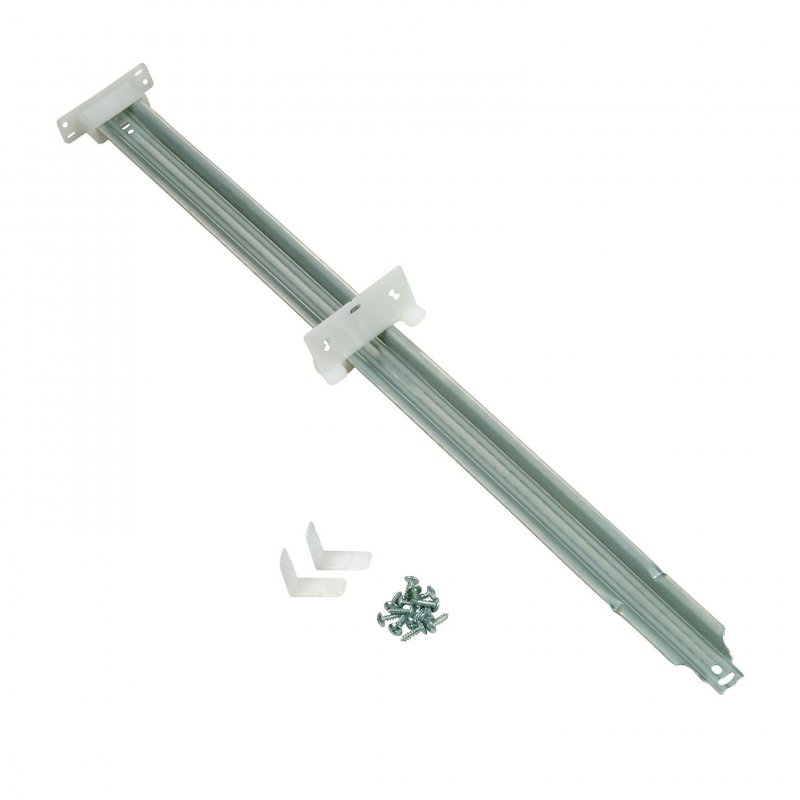 Richelieu Hardware T6722122234 Central Glide Slide Set Zinc White Finish
