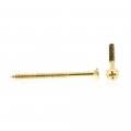 Prime-line Wood Screw Flat Head Phillips 10 X 2-1 2 In Solid Brass Pack Of 20