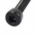 Uxcell M6x85mm 12 9 Alloy Steel Hex Socket Screws Partially Threaded Bolt Black 10pcs