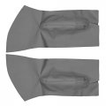 1 Pair Synthetic Leather Car Front Door Panels Armrest Insert Card Cover For Volkswagen Beetle 1998-2010 Gray 