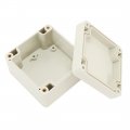Uxcell 83mm X 81mm 56mm Abs Junction Box Universal Electric Project Enclosure