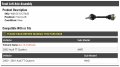 Front Left Driver Side Cv Axle Assembly Compatible With 2000-2002 Audi Tt Quattro Awd Without 18 Inch Wheels