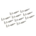 Beler 10pcs Car Auto Connectivity Micro Timer 2 Socket Terminal 22-20awg Pin Connector Adapter 969005-2