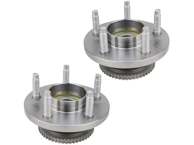 Front Wheel Bearing Hub Assembly Set Of 2 For 1997 To 2002 Lincoln Town Car Rwd