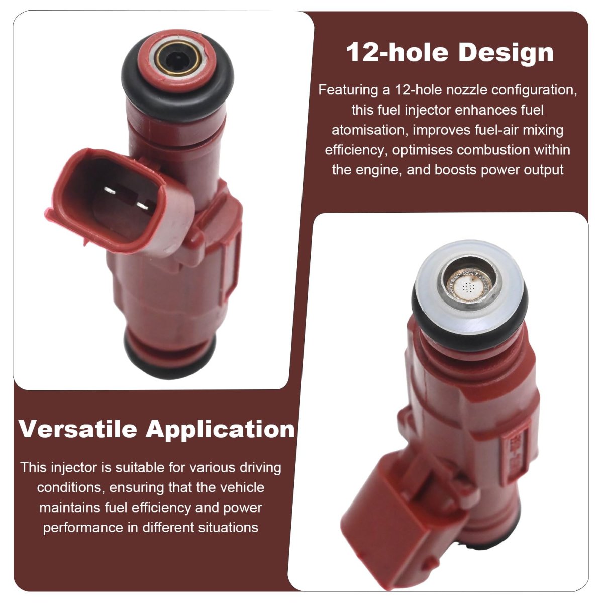 4 Pcs 35310-2e000 Fuel Injectors For Hyundai Elantra 2011 2016 And Kia Forte 2014 2025 Replaces Fj1182 84212375 12 Hole Nozzle