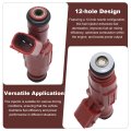 4 Pcs 35310-2e000 Fuel Injectors For Hyundai Elantra 2011 2016 And Kia Forte 2014 2025 Replaces Fj1182 84212375 12 Hole Nozzle