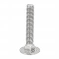 Uxcell M6x35mm 304 Stainless Steel Fully Thread Square Neck Carriage Bolts Din603 8pcs