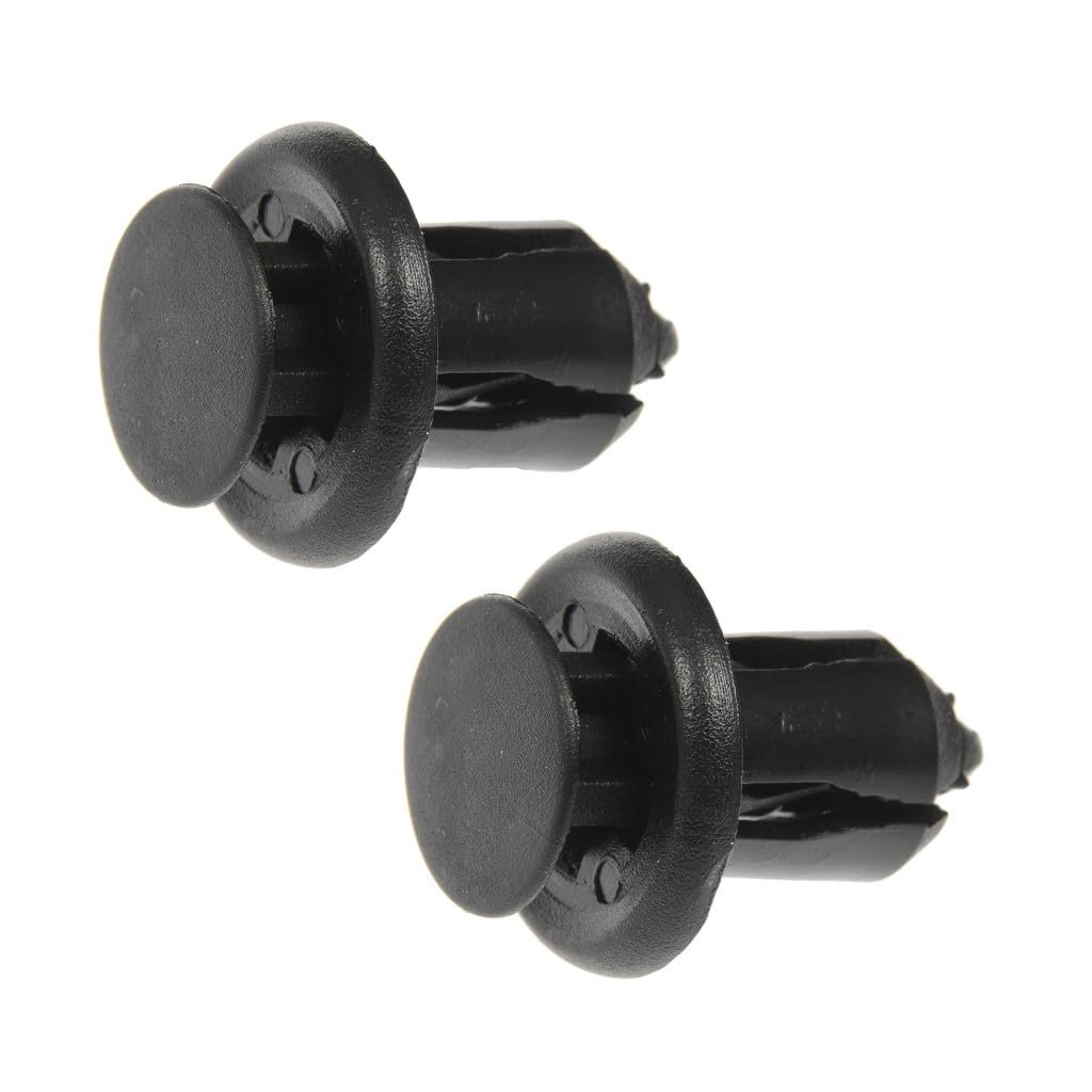 Panel Retainers For Mazda 2 2011 13 Black Nylon Push Rivet Fastener 0 543 In Face Diameter 0 386 Hole Size Replacement