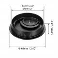 Uxcell Cable Hole Cover 2-1 8 Zinc Alloy Desk Wire Cord Grommets For Office Pc Organizer Black