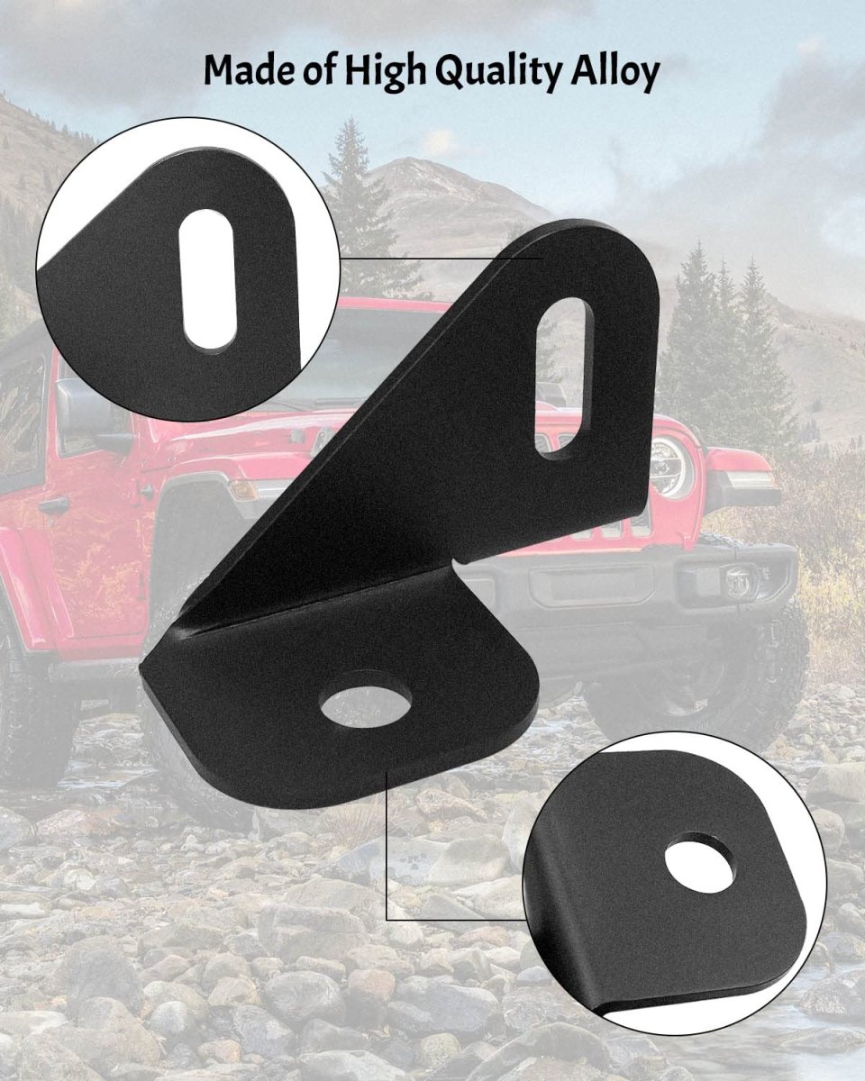 Antenna Mount Driver S Side Bracket Front Near Hood Holder Fit For Jeep Wrangler Gladiator Jl Jlu Jt 2018 2019 2020 2021 2022