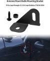 Antenna Mount Driver S Side Bracket Front Near Hood Holder Fit For Jeep Wrangler Gladiator Jl Jlu Jt 2018 2019 2020 2021 2022