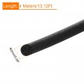 Uxcell Foam Rubber Weather Seal Strip 2mm 0 08 Diameter X 4 Meters 13 12ft Long Round Epdm Solid For Reduce Noise Shock