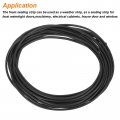 Uxcell Foam Rubber Weather Seal Strip 2mm 0 08 Diameter X 4 Meters 13 12ft Long Round Epdm Solid For Reduce Noise Shock
