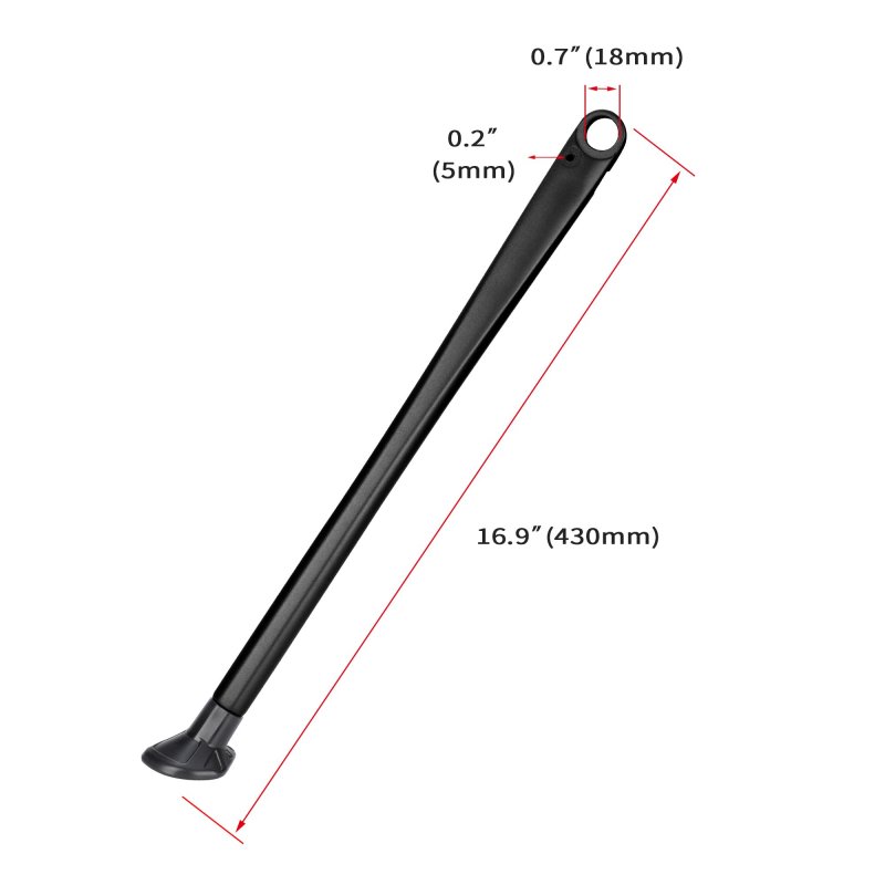 Rutu Black Cnc Dirt Bike Side Stand Kickstand Surface Anodizing And Durable For Exc 125 150 200 250 300 400 450 525 1998-2007