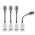 Dicuno E26 E27 Socket Extender Adapter To Flexible Extension All-directional Adjustable Standard Medium Light Bulb Converter 