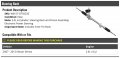 Steering Rack Compatible With 2007-2012 Nissan Sentra 2 0l 4-cylinder Electronic Power