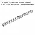 Uxcell Carbide Twist Drill Bits 5mm Metric Spiral Flutes Straight Shank Tungsten Steel Drilling Tool For Stainless Alloy Metal