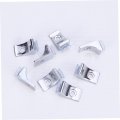 Jojofuny 24 Pcs Wall Mounted Shelves Glass Shelf Hardware Pegs For Cabinet Shelving Nail Panel Pallet Holder Pegboard Zinc