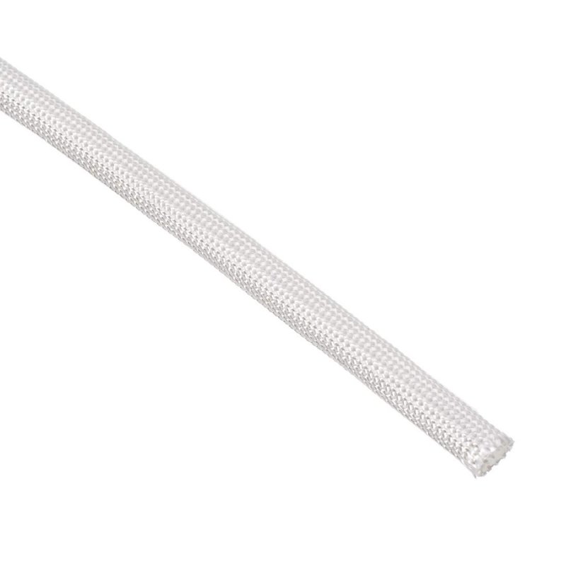 Insulation Braid Sleeving 33ft-5mm High Temp Fiberglass Sleeve White