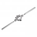 Uxcell Die Stock Handle Wrench Set 6-32 Unc Round And 20mm Holder Fits 1 8 -5 32 Unc Unf Metric M3-m4 Od Dies For Bolt Thread