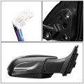 Su1321143 Factory Style Passenger Right Side Mirror Manual Folding Power Adjust Heated Glass Turn Signal Compatible With Subaru