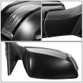 Su1321143 Factory Style Passenger Right Side Mirror Manual Folding Power Adjust Heated Glass Turn Signal Compatible With Subaru