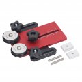 Table Saw Thin Rip Jig Guide Extended Aluminum Alloy Band Fence With Clear Scale For Cutting Repetitive Narrow Strips