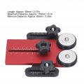 Table Saw Thin Rip Jig Guide Extended Aluminum Alloy Band Fence With Clear Scale For Cutting Repetitive Narrow Strips
