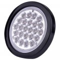 Ocpty 24led Side Marker Light 15pcs 4a White Round Trailer Lamp Stop Turn Tail Fit For Boats Truck Pickups 12v Waterproof