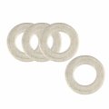 Drain Plug Gasket For Honda Ridgeline 2017 24 Aluminum Silver 0 58 Inside Diameter 0 94 In Outside 2 Mm Thickness Replaces 