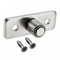 Guide Roller 12mm Shaft Diamter Stainless Steel Lower Stop With Screws For Sliding Door 