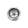 Uxcell Air Compressor Oil Level Gauge Sight Glass M24x1 5mm Male Threaded Aluminum Liquid Indicator Window 5pcs