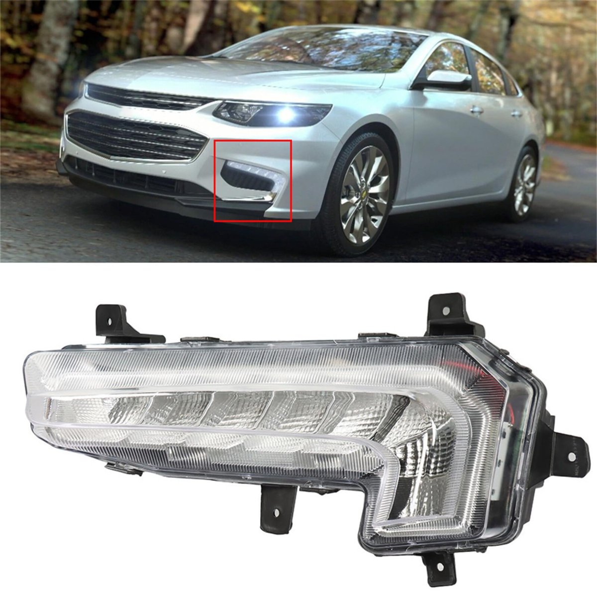 Fog Lights Replacement For Malibu 2016 Lamps Assembly 22982838 22982837 Left Side