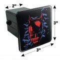 The Batman Bat Burst Tow Trailer Hitch Cover Plug Insert