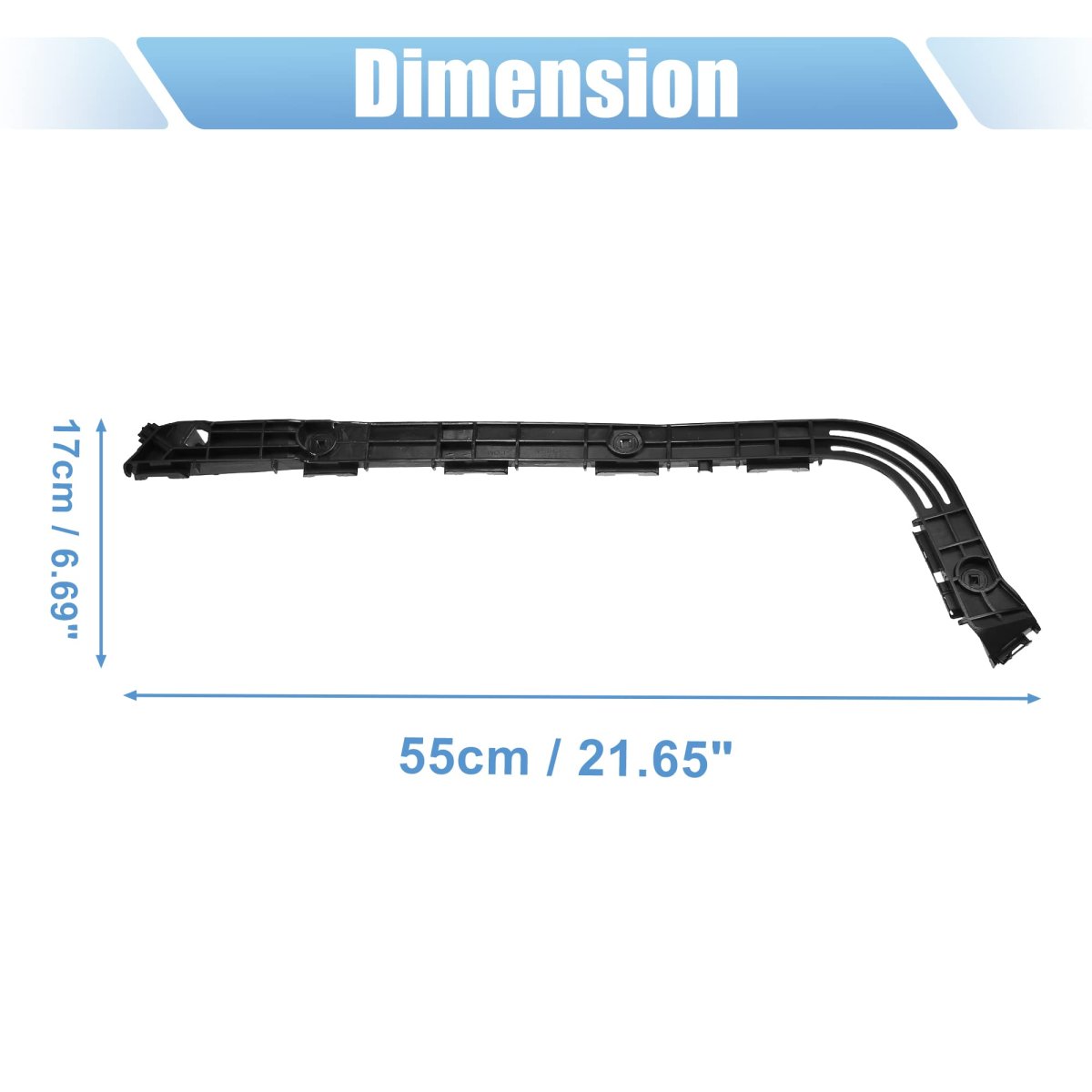 Rear Bumper Mounting Support Bracket 1 Pair Left And Right For Toyota 4runner 2010 2023 Part Numbers 52156 35050 52155 Black