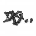 Uxcella M2 X 4mm 12 9 Alloy Steel Hex Socket Head Cap Screws Bolts Black 20pcs