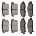 Ceramic Brakes Pads Quick Stop Front Rear Brake Pad Fit For 2012 Honda Civic