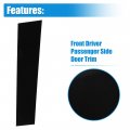 X Autohaux 10 Pcs Windshield B Pillar Trim Exterior Garnish Front Rear Left Right For Mazda Cx-5 Cx5 2017-2022 Black