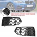 Topteng 2pcs Front Bumper Fog Light Grille Grill Fit For Bmw 2-series F22 10 2012-04 2017 F23 03 2014-04 M Sport Bumpers Only