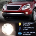 G-plus Bumper Fog Lights W Bulbs Compatible With 2007-2014 Gmc Acadia Yukon Pontiac Chevy Avalanche Camaro Suburban Tahoe