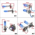 Nslumo H7 Halogen Headlight Bulb 6500k Super White Light Fog Lamp For Car 12v 55w Head Parking H7